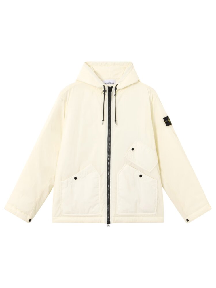 STONE ISLAND MATT RIPSTOP CORDURA JACK IVORY CREME