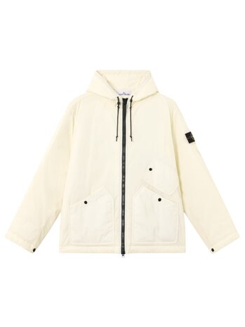 STONE ISLAND MATT RIPSTOP CORDURA JACK IVORY CREME