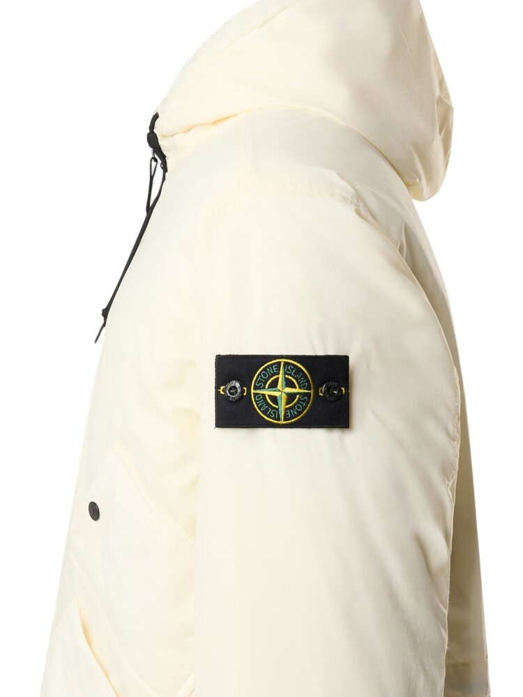 STONE ISLAND MATT RIPSTOP CORDURA JACK IVORY CREME