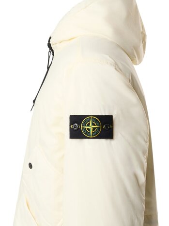 STONE ISLAND MATT RIPSTOP CORDURA JACK IVORY CREME