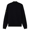STONE ISLAND STRETCH RWS WOOL HALF-BUTTON ZWART