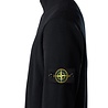 STONE ISLAND STRETCH RWS WOOL HALF-BUTTON ZWART