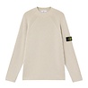 STONE ISLAND VANISÉ FULL RIB MOCK NECK PULLOVER CREME