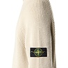 STONE ISLAND VANISÉ FULL RIB MOCK NECK PULLOVER CREME