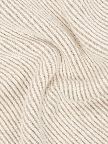 STONE ISLAND VANISÉ FULL RIB MOCK NECK PULLOVER CREME