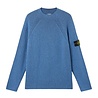 Stone Island STONE ISLAND VANISÉ FULL RIB MOCK NECK PULLOVER BLAUW