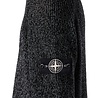 STONE ISLAND KNIT REFLECTIVE PULLOVER ZWART/GRIJS