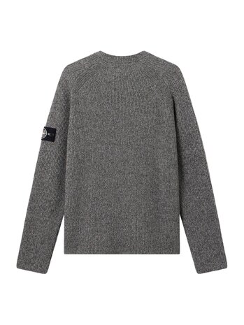 STONE ISLAND KNIT REFLECTIVE PULLOVER GRIJS