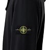 Stone Island STONE ISLAND BRUSHED ORGANIC COTTON FLEECE VEST ZWART