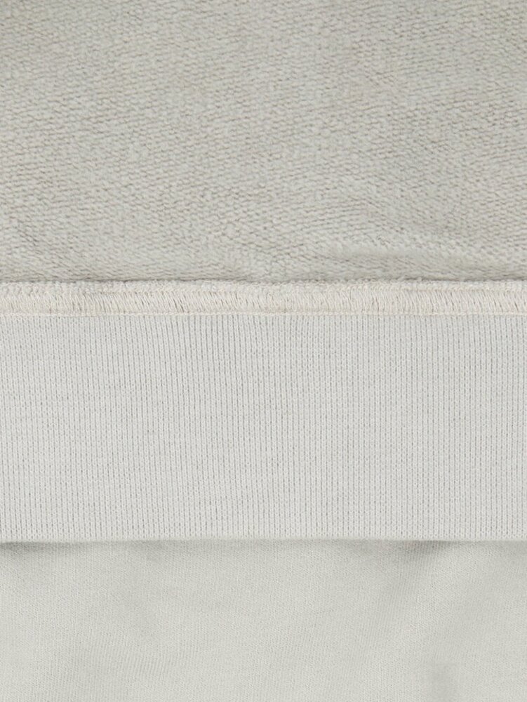 STONE ISLAND BRUSHED ORGANIC COTTON FLEECE VEST PEARL GREY