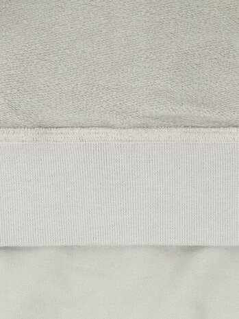 STONE ISLAND BRUSHED ORGANIC COTTON FLEECE VEST PEARL GREY