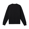 STONE ISLAND HEAVY FLEECE SWEATER ZWART