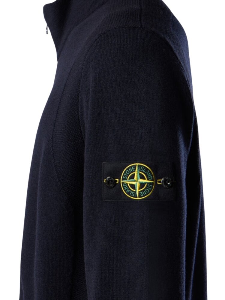 STONE ISLAND ZIPPED VEST MARINE