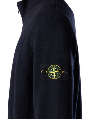 STONE ISLAND ZIPPED VEST MARINE