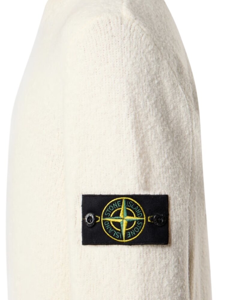 STONE ISLAND FANCY YARN PULLOVER CREME