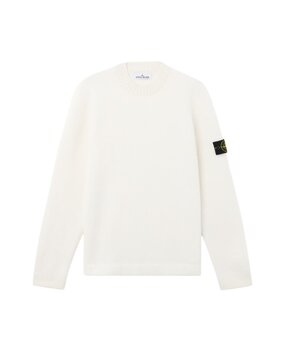 STONE ISLAND FANCY YARN PULLOVER CREME