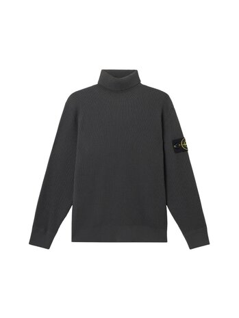 Stone Island STONE ISLAND FULL RIB RWS WOOL COLTRUI GRIJS