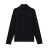 STONE ISLAND FULL RIB RWS WOOL COLTRUI ZWART