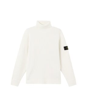 Stone Island STONE ISLAND FULL RIB RWS WOOL COLTRUI CREME
