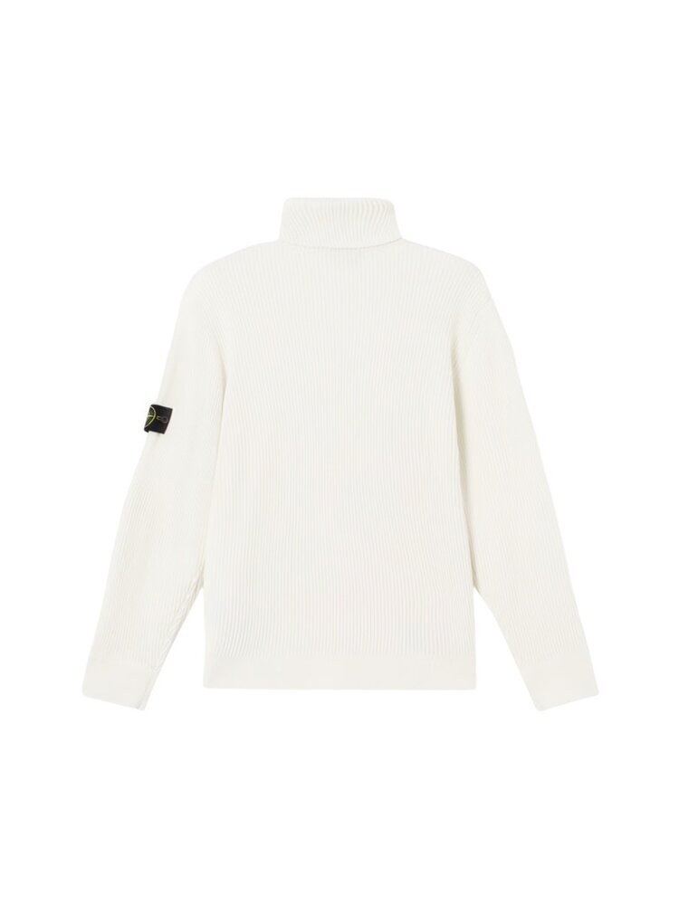 Stone Island STONE ISLAND FULL RIB RWS WOOL COLTRUI CREME