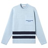 STONE ISLAND MARINA PURE WOOL PULLOVER BLAUW STONE ISLAND MARINA PURE WOOL PULLOVER BLAUW