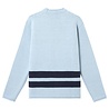 Stone Island STONE ISLAND MARINA PURE WOOL PULLOVER BLAUW