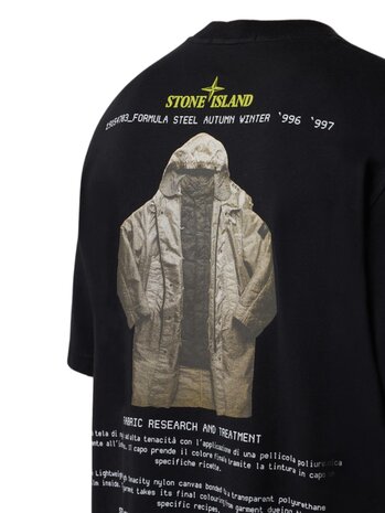 STONE ISLAND ARCHIVIO FORMULA STEEL T-SHIRT ZWART