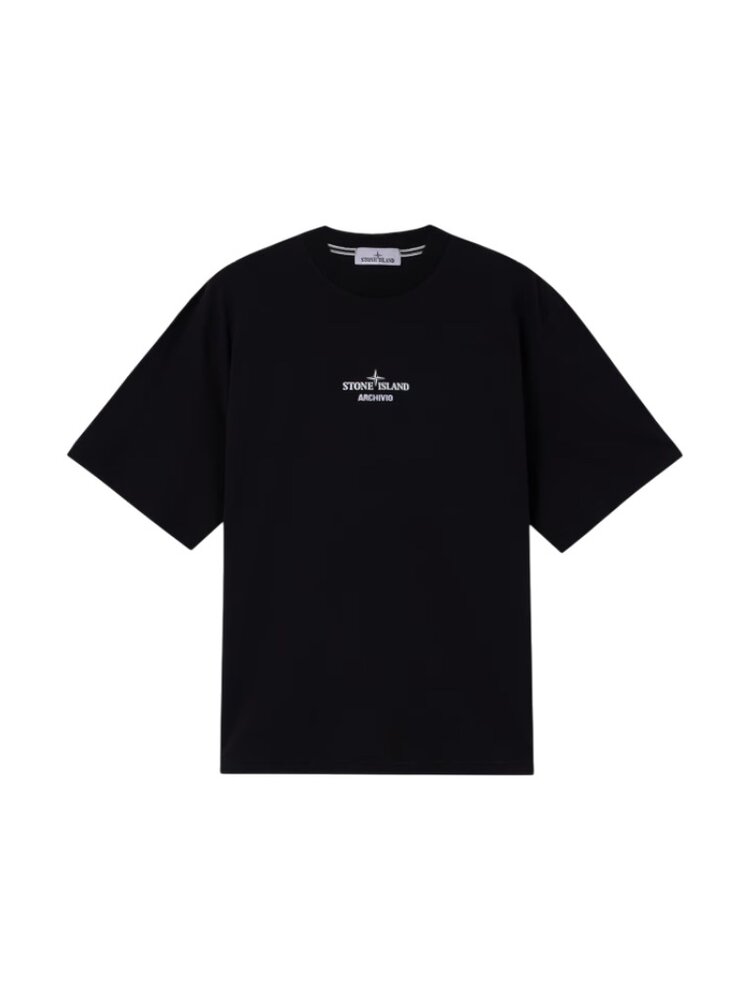 STONE ISLAND ARCHIVIO FORMULA STEEL T-SHIRT ZWART