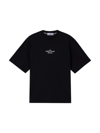 STONE ISLAND ARCHIVIO FORMULA STEEL T-SHIRT ZWART