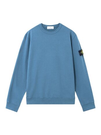 STONE ISLAND CREWNECK SWEATER BLAUW