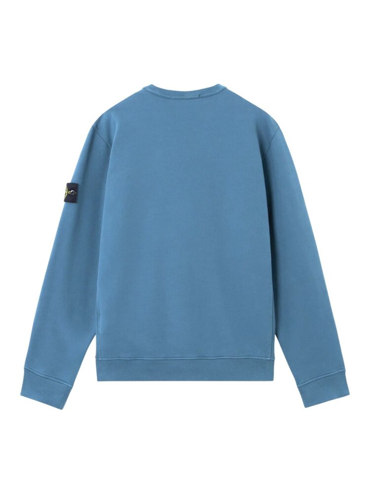 STONE ISLAND CREWNECK SWEATER BLAUW