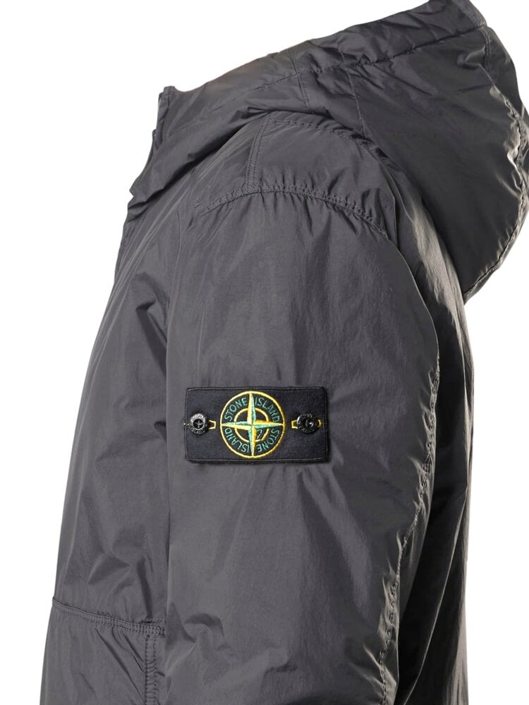 STONE ISLAND CRINKLE REPS NY RECYCLED NYLON JACK GRIJS