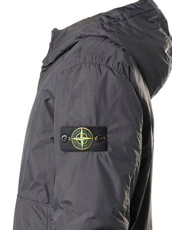 STONE ISLAND CRINKLE REPS NY RECYCLED NYLON JACK GRIJS