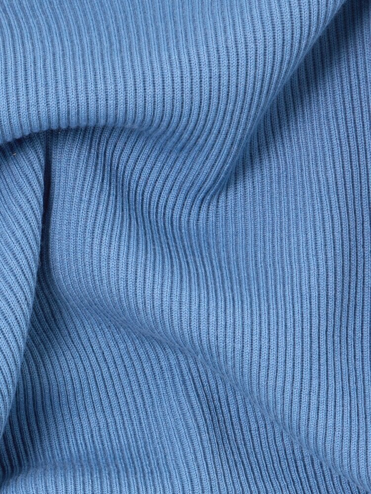 STONE ISLAND FULL RIB RWS WOOL PULLOVER BLAUW