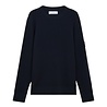 STONE ISLAND FULL RIB RWS WOOL PULLOVER MARINE