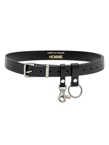 COMME DES GARÇONS HOMME BELT LEATHER ZWART COMME DES GARÇONS HOMME BELT LEATHER ZWART