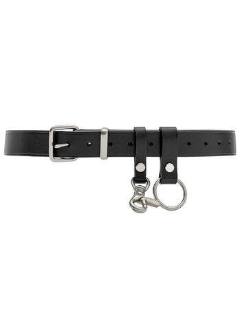 COMME DES GARÇONS HOMME BELT LEATHER ZWART COMME DES GARÇONS HOMME BELT LEATHER ZWART