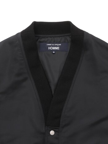 Comme des Garcons Homme COMME DES GARÇONS HOMME COTTON NYLON  BLOUSON ZWART