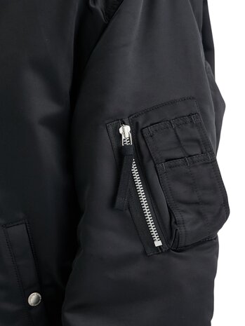 Comme des Garcons Homme COMME DES GARÇONS HOMME COTTON NYLON  BLOUSON ZWART