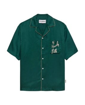 Hopeium HOPEIUM THE HEAVILY BILLS SILK SHIRT GREEN