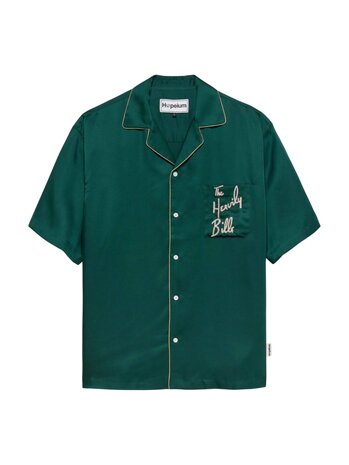 Hopeium HOPEIUM THE HEAVILY BILLS SILK SHIRT GREEN