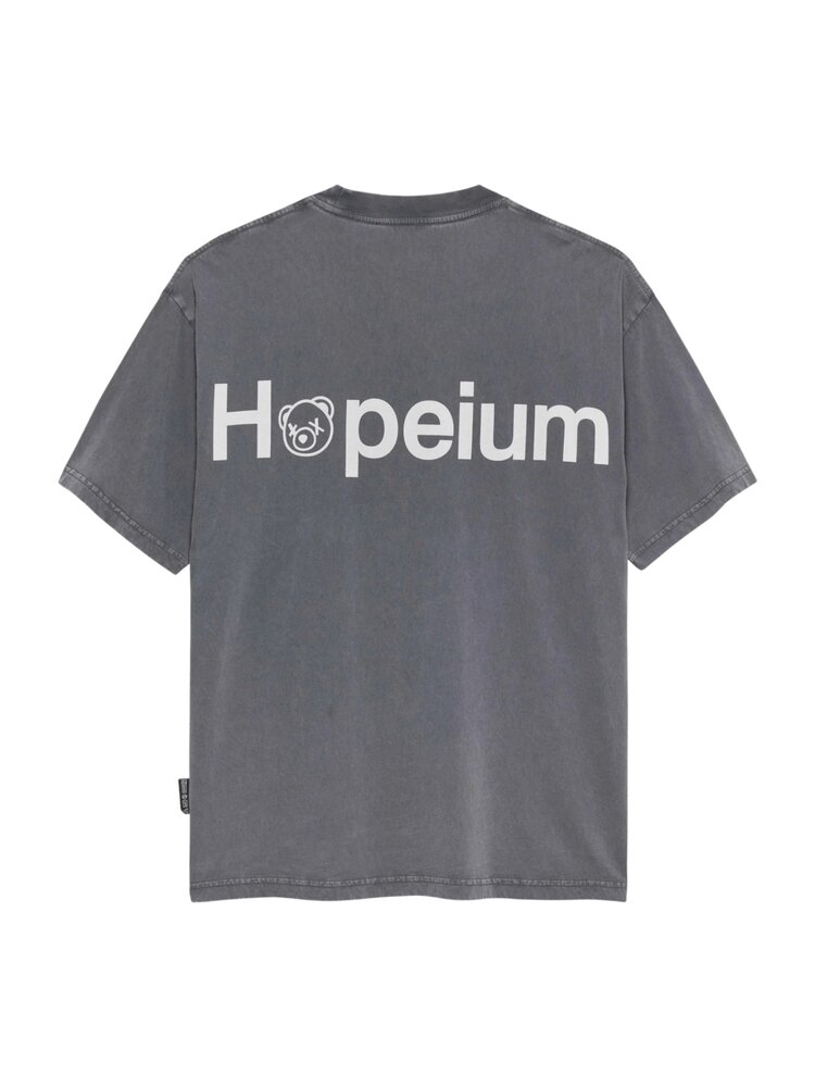 Hopeium HOPEIUM LOGO T-SHIRT WASHED GREY