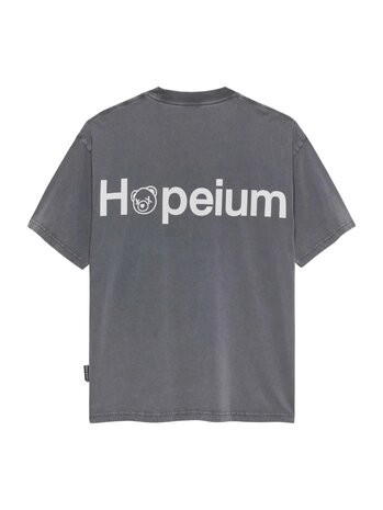 Hopeium HOPEIUM LOGO T-SHIRT WASHED GREY