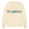 Hopeium HOPEIUM LOGO CREWNECK SWEATER ECRU Hopeium HOPEIUM LOGO CREWNECK SWEATER ECRU