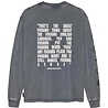 Hopeium HOPEIUM LONGSLEEVE TEXT SHIRT WASHED GREY