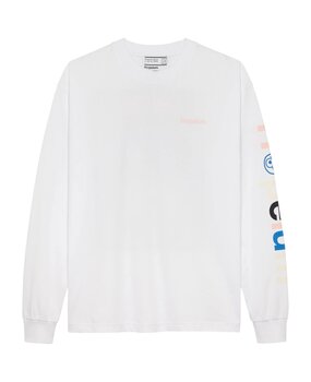 Hopeium HOPEIUM PROTECT YOUR PEACE LONGSLEEVE SHIRT WHITE
