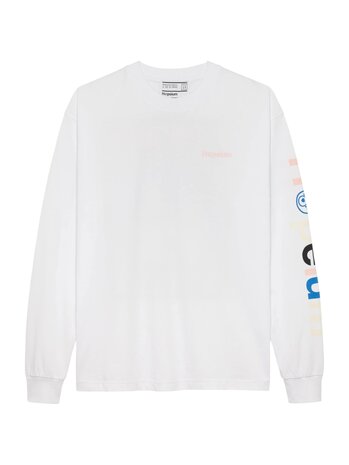 Hopeium HOPEIUM PROTECT YOUR PEACE LONGSLEEVE SHIRT WHITE