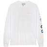 Hopeium HOPEIUM PROTECT YOUR PEACE LONGSLEEVE SHIRT WHITE