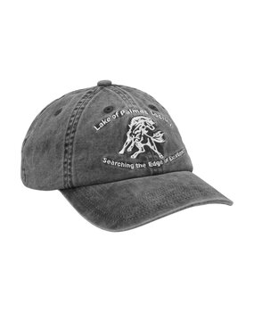 PALMES LAKE 6-PANEL CAP CHARCOAL