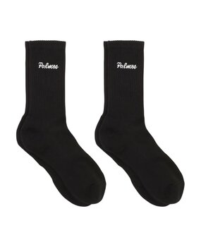 Palmes PALMES LOGO SOCKS DOUBLE PACK ZWART
